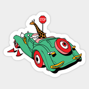 Never stop, little friend! Sticker